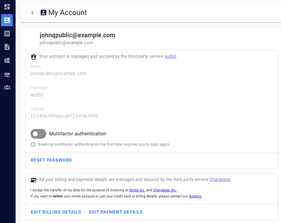 My Account