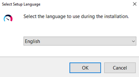 Setup Language Selection Setup Language Selection